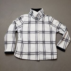 Northern Reflections women's plaid fleece jacket 90s vintage shacket